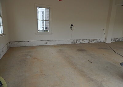 Before image of garage
