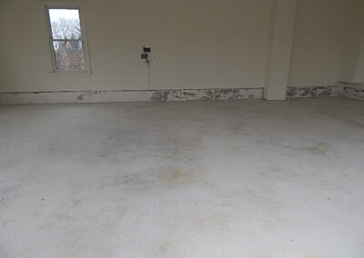 Before image of garage