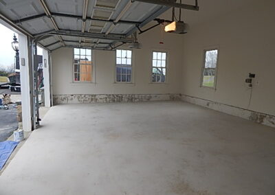 Before image of garage