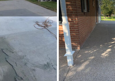 epoxy floor coating before and after