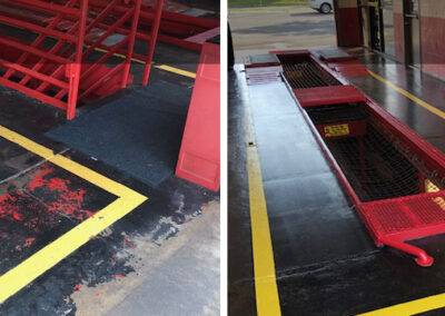 before and after valvoline flooring